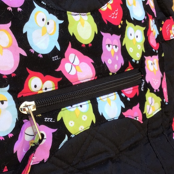Large & Adorable Owl Quilted Bag, Like New w/ Lots of Room! - Picture 7 of 12